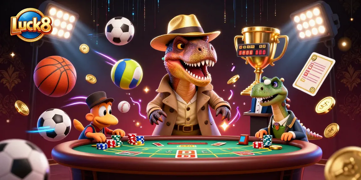 Luck8 offers thrilling blackjack action with a velociraptor card counter and stegosaurus pit boss.