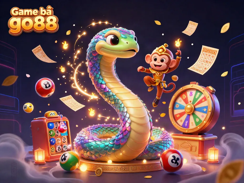 Experience the thrill of winning with Game bài go88 in a captivating 3D casino scene.