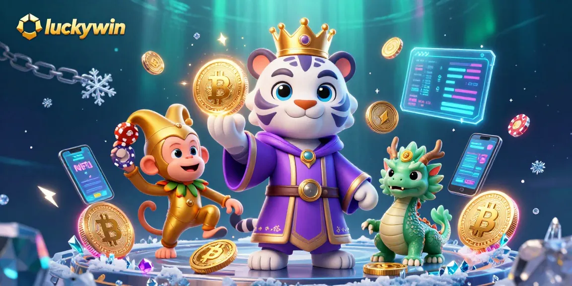 Experience the magical atmosphere of luckywin with an engaging scene featuring casino elements.